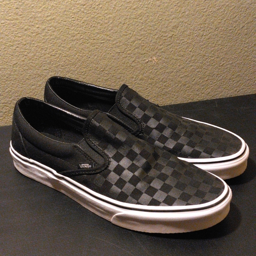 Vans slip-on checkerboard black